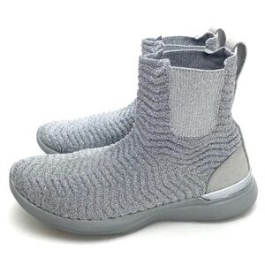 NWOB- APL Athletic Propulsion Labs Knitted TechLoom Chelsea Sneakers in Silver